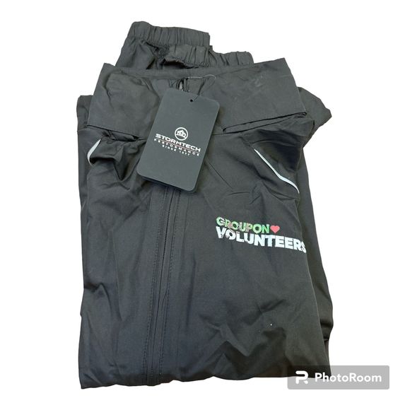 Stormtech Unisex Small Nautilus Performance Shell Jacket KX-1 Full Zip Black NEW - Picture 7 of 14